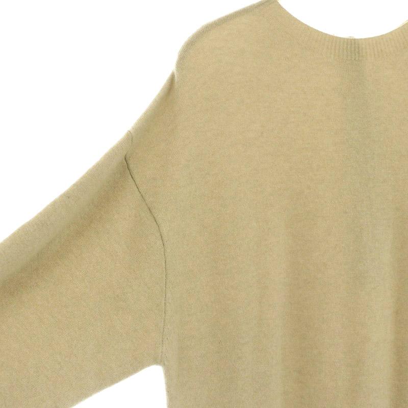 プラージュ Plage 19AW semi flare ニットワンピース ロング 長袖 2WAY 