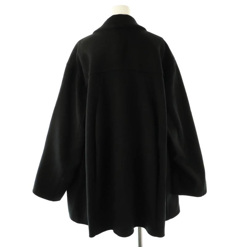 【ENFOLD】TAILOR JACKET　ウールジャケットコート　サイズ３８ エンフォルド ENFOLD 24AW TAILOR JACKET コート チェスター 38 黒 /MI