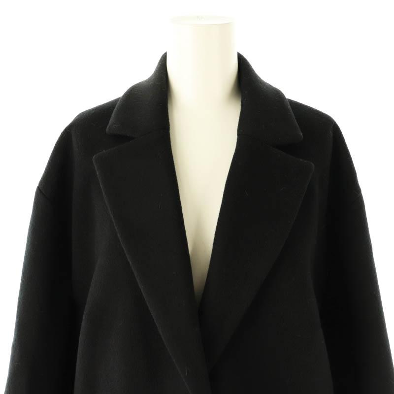 エンフォルド ENFOLD 24AW TAILOR JACKET コート チェスター 38 黒 /MI