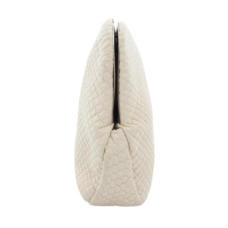カワカワ kawakawa 美品 コスメポーチ ミラー付き アイボリー /AE 