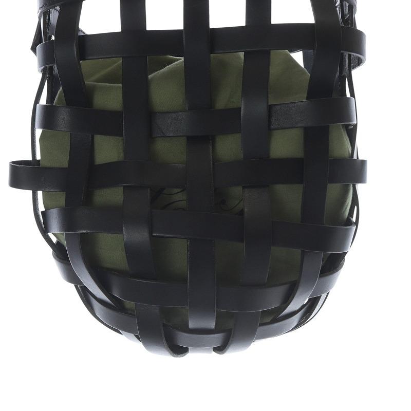 LUDLOW ラドロー かごバッグ カゴ 黒 ラドロー LUDLOW レザー バスケット かごバッグ ハンドバッグ 黒