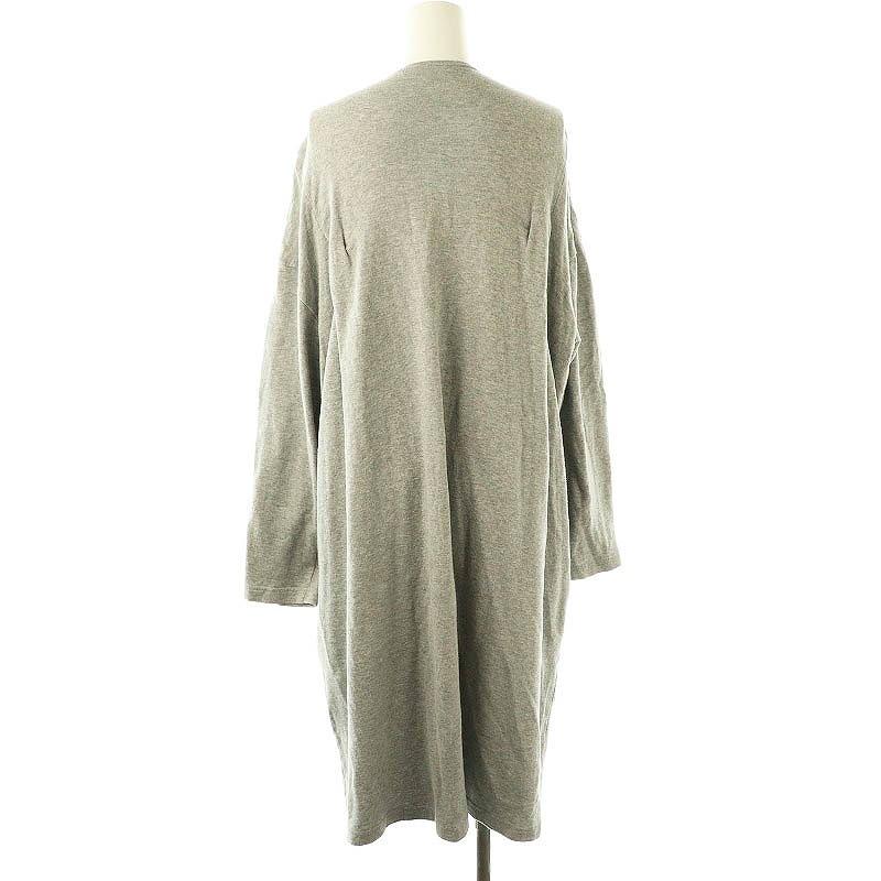 ズッカ zucca スウェット ロングカーディガン M グレー /MI □OS 