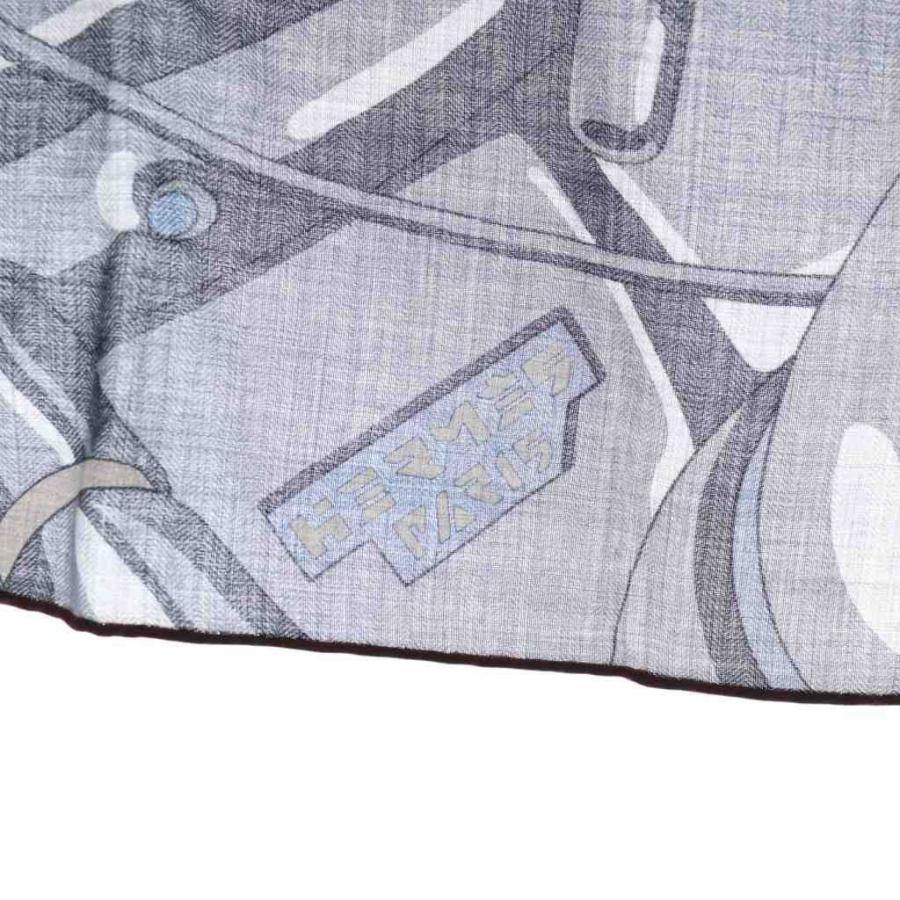 HERMES（エルメス） カレH100 HORSE REALITY カシミヤスカーフ 馬柄 総