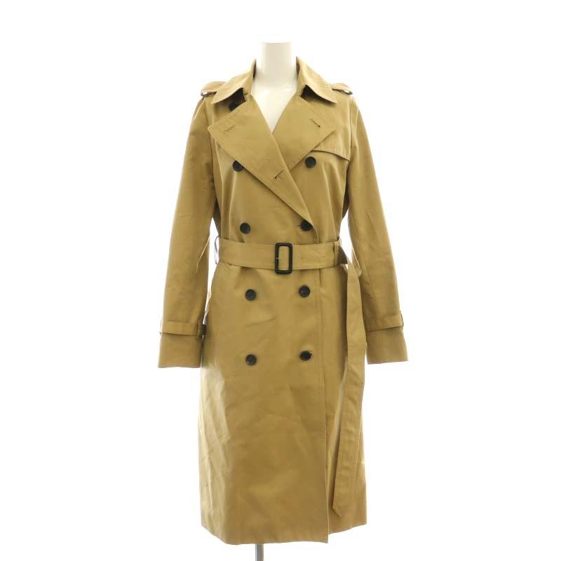 IENA ベージュ スプリングコート/ステンカラーコート/トレンチコート イエナ IENA ハイカウントギャバステンカラーコート トレンチ