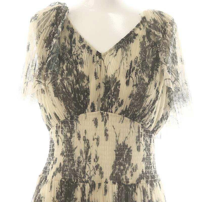 SNIDEL シャイニープリントチュールドレス 1サイズ】シャイニープリントチュールドレス SNIDEL（スナイデル