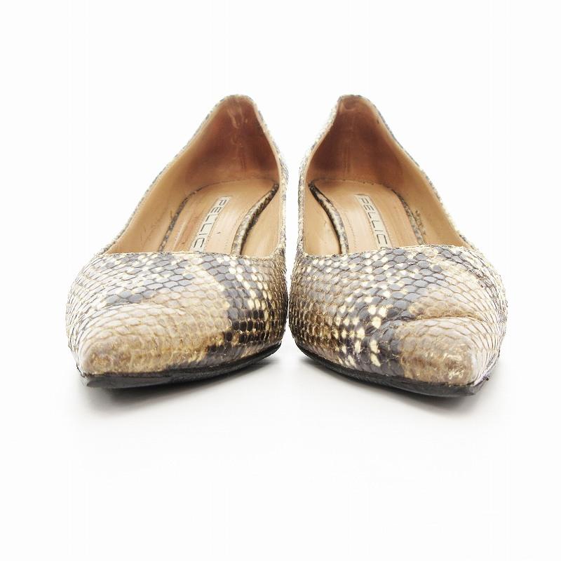 PELLICO ベージュ パンプス 37 ペリーコ PELLICO パンプス ポイン