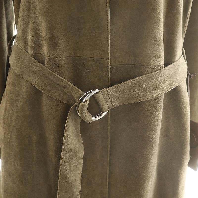 チンクアンタ Cinquanta 7331ゴートレザーノーカラー ベルテッド