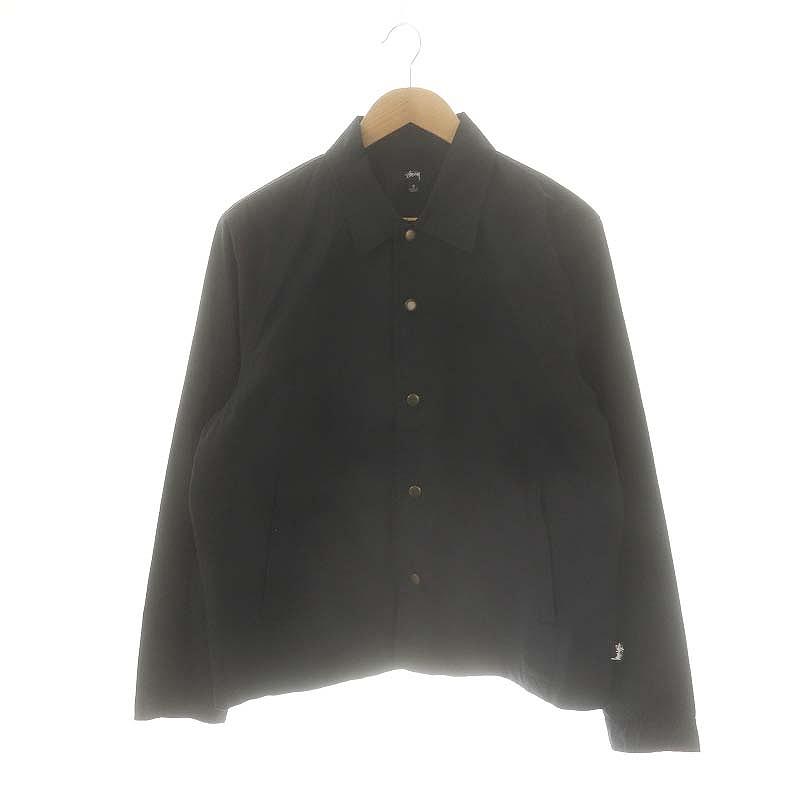 STUSSY（ステューシー） STUSSY COACH JACKET コーチジャケット S 黒