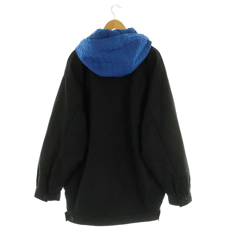 オフホワイト OFF WHITE 22FW フードレイヤー中綿コート アウター M