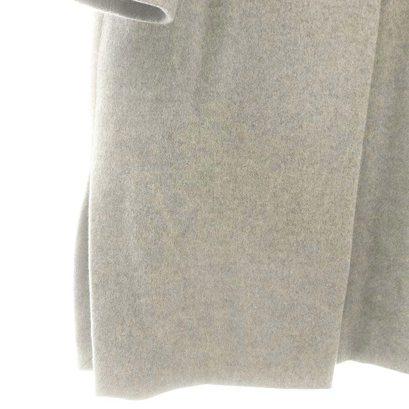 エレンディーク ELENDEEK アンゴラ混ウールノーカラーコート アウター