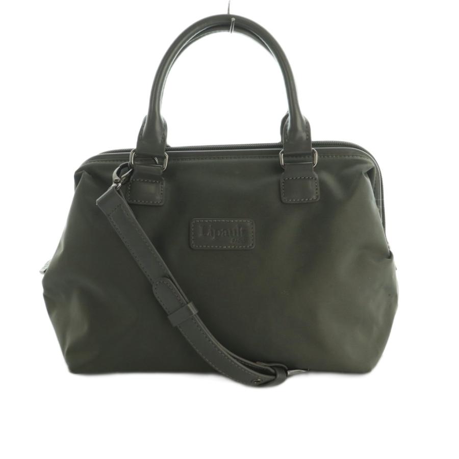リポー Lipault 2WAY ハンドバッグ ショルダーバッグ ナイロン グレー 