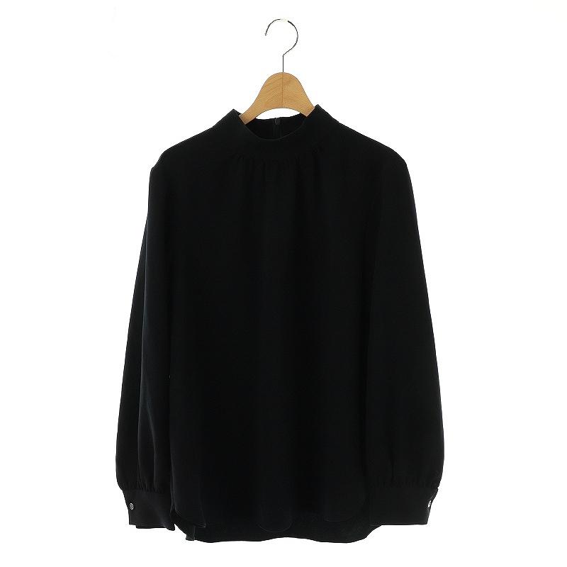 Theory セオリー Classic Crepe スタンドカラーブラウス theory 23SS