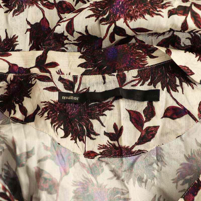 ミュラー オブ ヨシオクボ muller of yoshiokubo GRANADA ブラウス 花