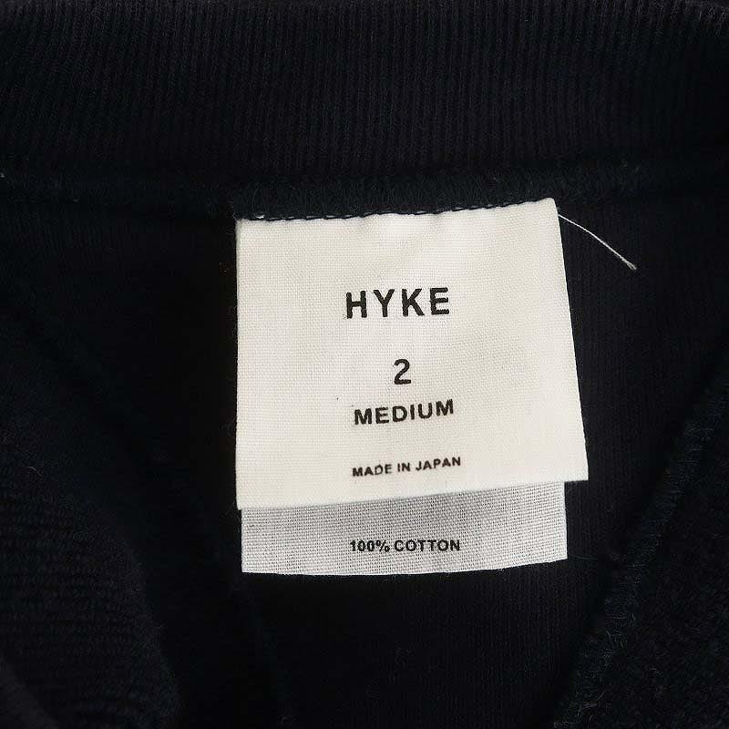 ハイク HYKE cropped sweat クロップド スウェット トレーナー プル 
