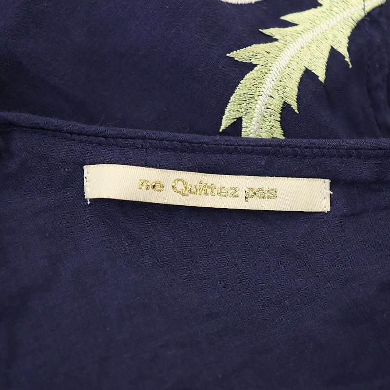 ヌキテパCotton Herbarium Embroideryスリーブレストップ 【公式通販】
