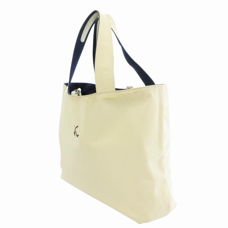 キタムラ　リバーシブル　トートバッグ Kitamura キタムラ リバーシブル トートバッグ ロゴ 刺繍