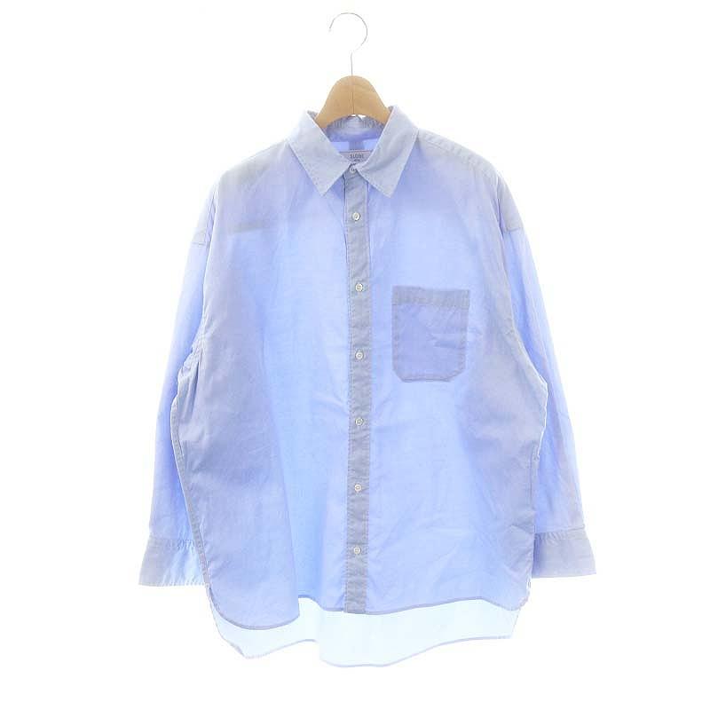 スローブ イエナ SLOBE IENA 24AW ファインOXオーバーロングシャツ 