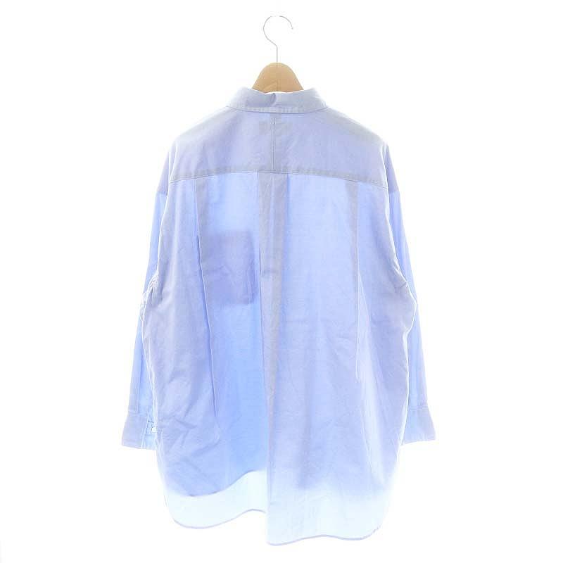 スローブ イエナ SLOBE IENA 24AW ファインOXオーバーロングシャツ 