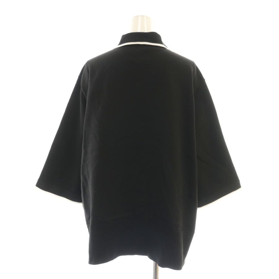 UNITED ARROWS ユナイテッドアローズ ミニマルフリル ポロニット 七分