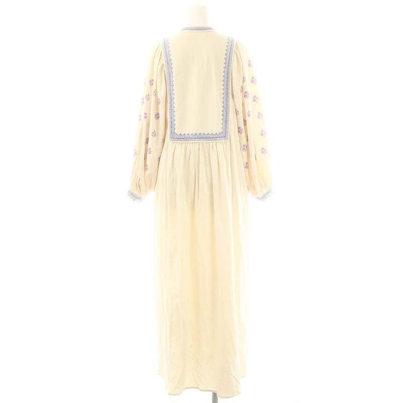 ヌキテパ Crimp Cotton Embroidery ワンピース サラマリカ