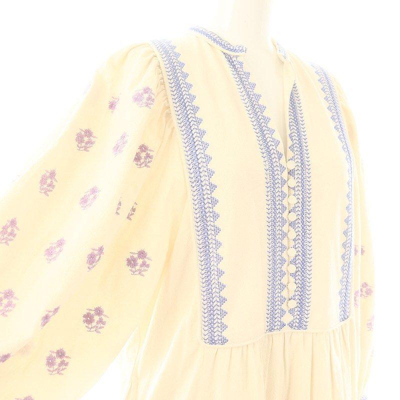 ヌキテパ NE QUITTEZ PAS! 23SS Crimp Cotton Embroideryドレス