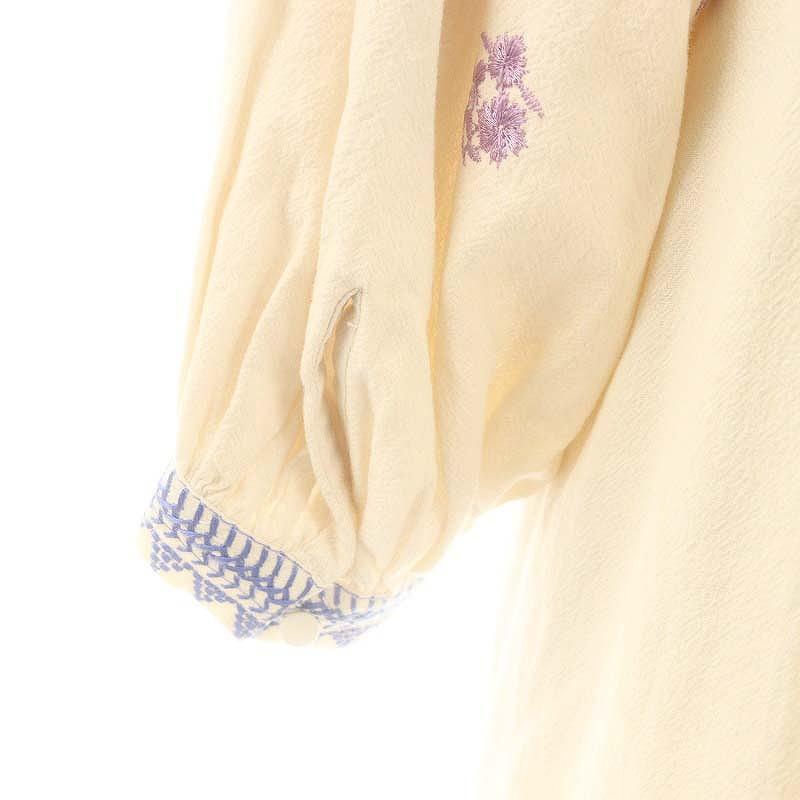 ヌキテパ NE QUITTEZ PAS! 23SS Crimp Cotton Embroideryドレス