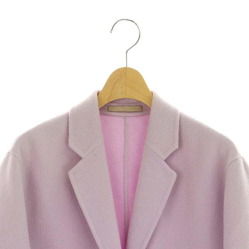【中古】アクネ ストゥディオズ avalon double coat ダブルフェイスコート チェスター ロング 34 ラベンダー アクネ ストゥディオズ Acne Studios avalon double coat ダブル
