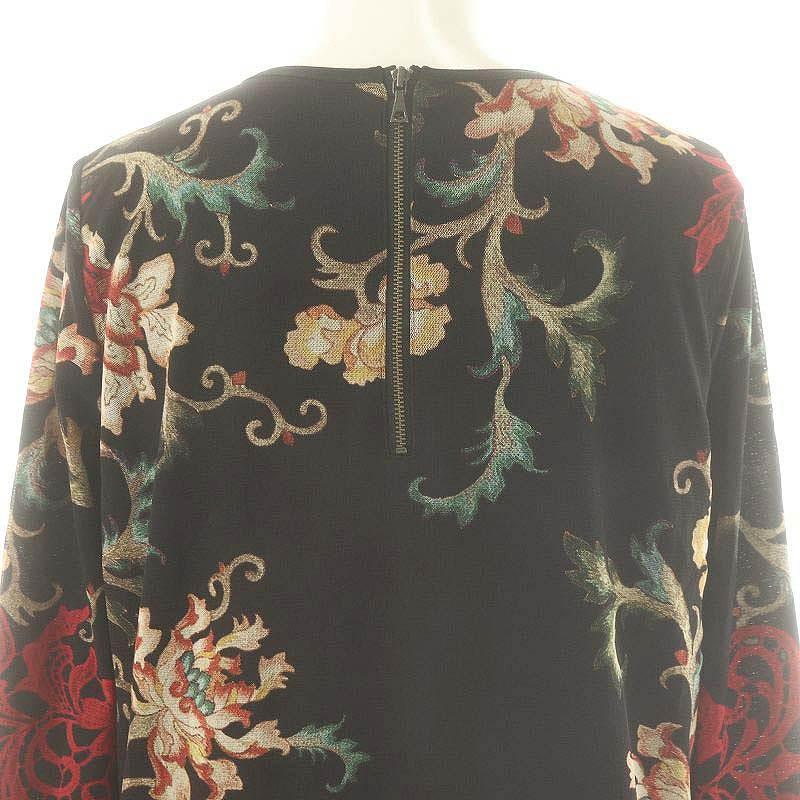 ヴィヴィアンタム　チャイナワンピース　パワーネット　ベロア　サイズ1 ヴィヴィアンタム VIVIENNE TAM パワーネット チャイナ 総柄