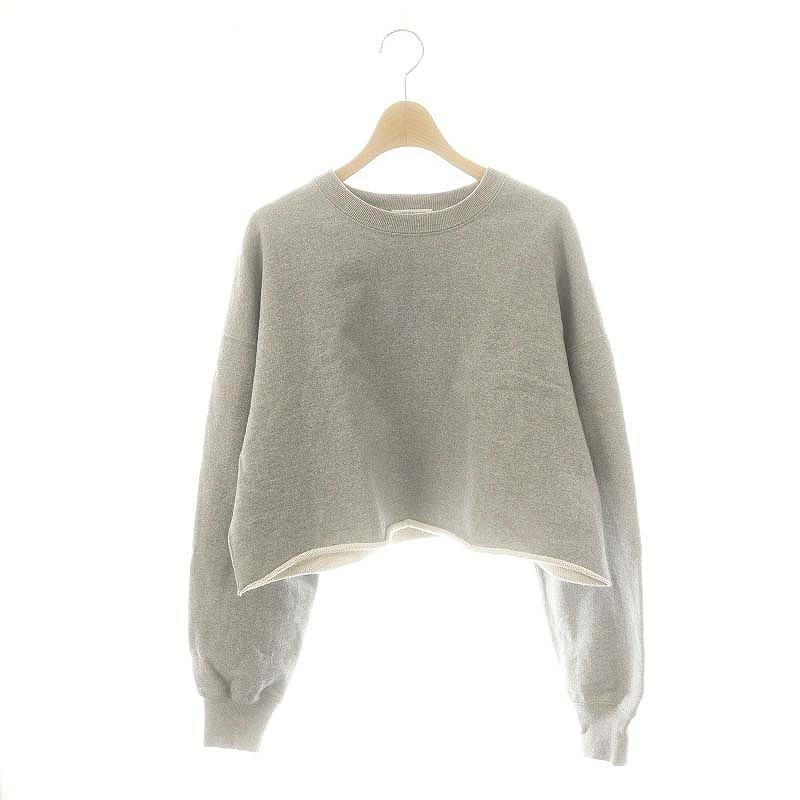 Deuxieme Classe 23AW Cropped Wide リブ ニット Deuxieme Classe