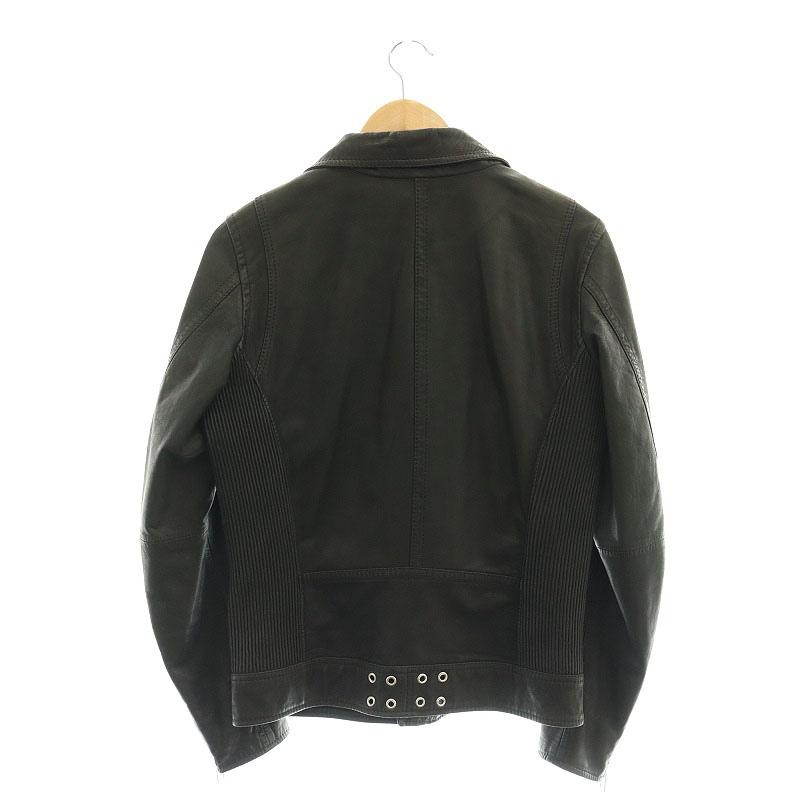 【希少】ディーゼル DIESEL ブラックダブルライダースジャケット DIESEL（ディーゼル）の「メンズ Sサイズ ブラック ダブルライダース メンズ ジャケット・アウター