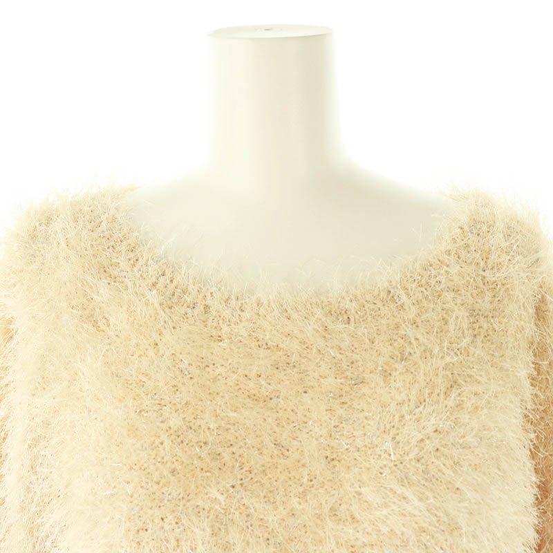 アナイ ANAYI 25SS ラメシャギー プルオーバー ニット カットソー 38