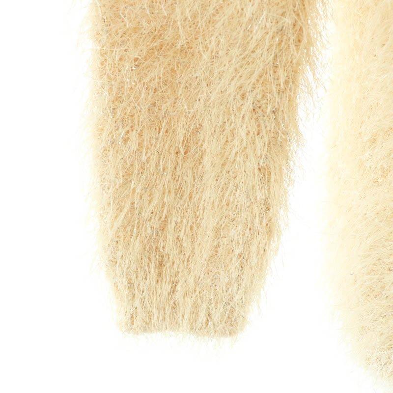 アナイ ANAYI 25SS ラメシャギー プルオーバー ニット カットソー 38