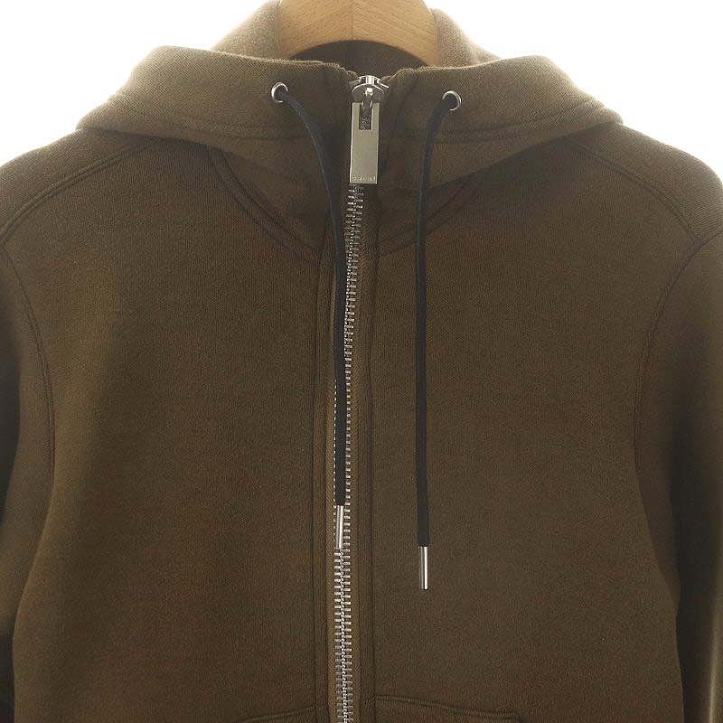サカイ sacai Sponge Sweat x Nylon Twill Hoodie パーカー ジップ