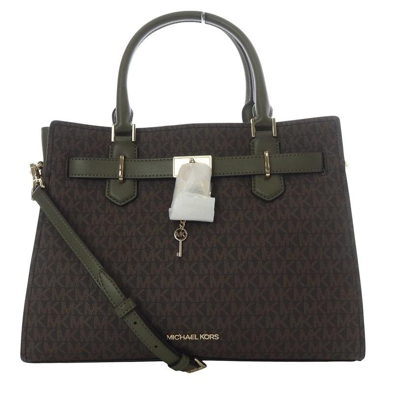 未使用品 マイケルコース MICHAEL KORS 23年 HAMILTON サッチェル