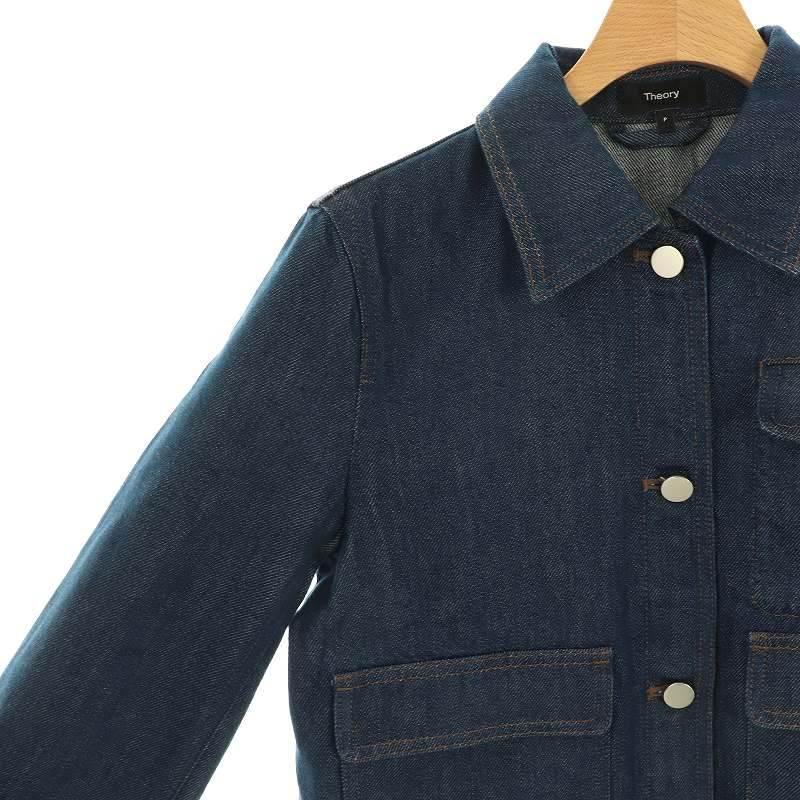 Theory Gジャン theory（セオリー） Theory 25SS Relaxed Denim Casual Pocket Jacket