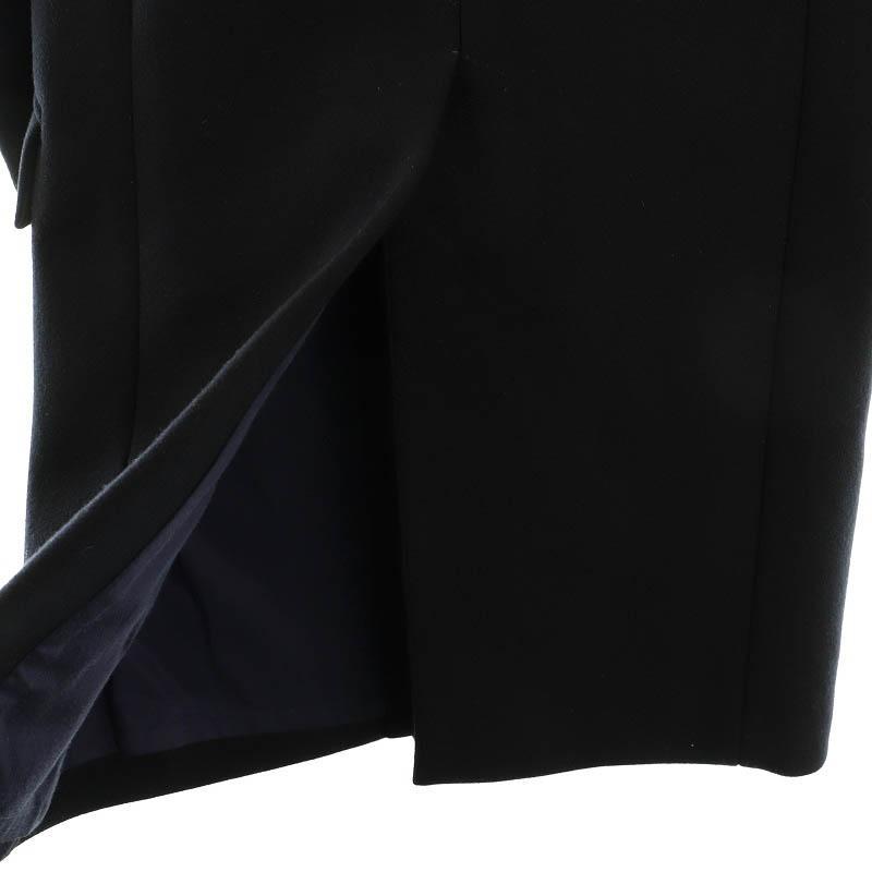 サイ ベーシックス SCYE BASICS ウールカシミヤチェスターコート 36 紺