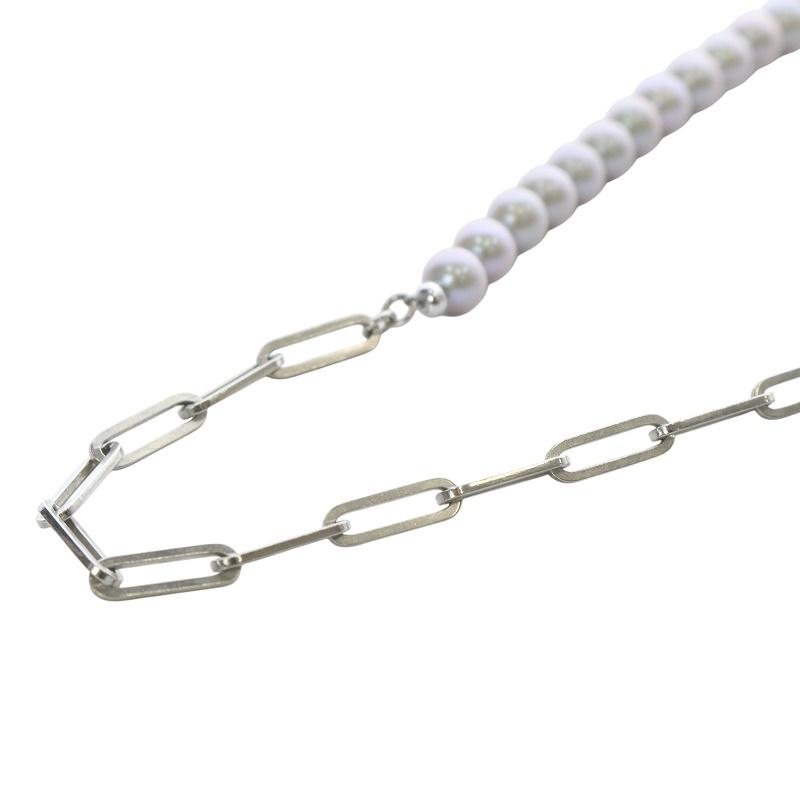 スタージュエリー STAR JEWELRY SV925 GRAY PEARL LINKS