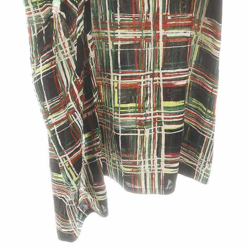 MARNI（マルニ） イレギュラーヘムチェックロングスカート 36 マルチ