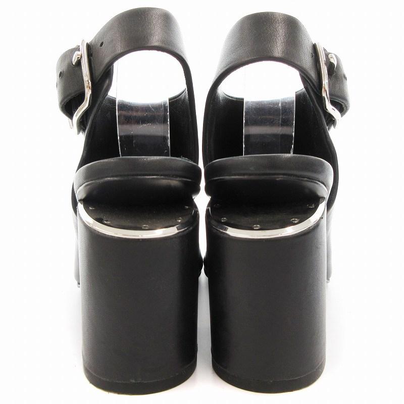 アレキサンダーワン ALEXANDER WANG サンダル オープントゥ チャンキー 