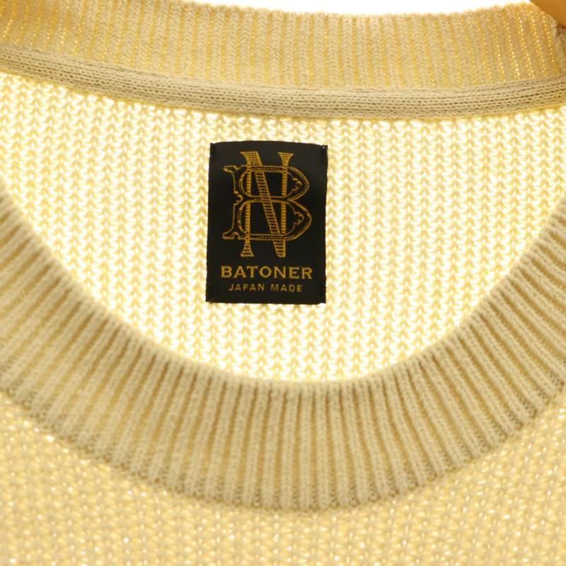バトナー BATONER 25SS OX SUMMER KNIT CREW NECK S/S 半袖 サマー