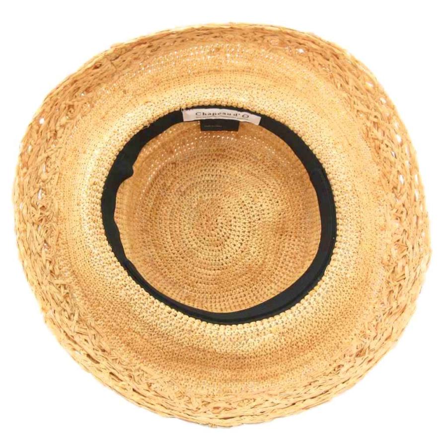 シャポードオー Chapeau d' O ラフィアクロセットカサブランカ Raffia