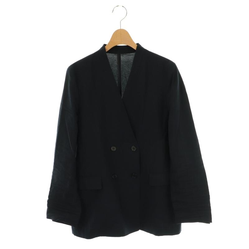 マルティニーク martinique 25SS ノーカラージャケット アウター 2 紺 