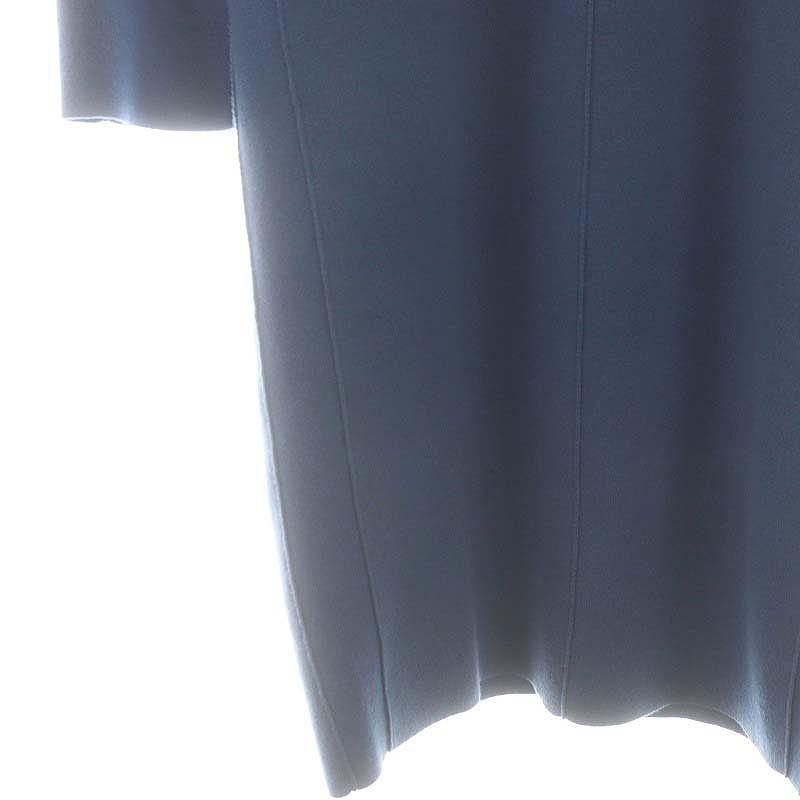 ブラミンク BLAMINK ウールカシミヤ タートルネックニットワンピース