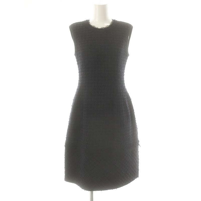 フォクシー　2023年　現行　ノースリーブツイードワンピース　ドレス　クレマンス フォクシー 2023年 現行 ノースリーブツイードワンピース ドレス