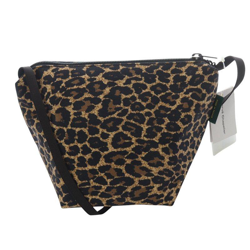 未使用品 エルベシャプリエ Herve Chapelier ミニレオパードショルダー 