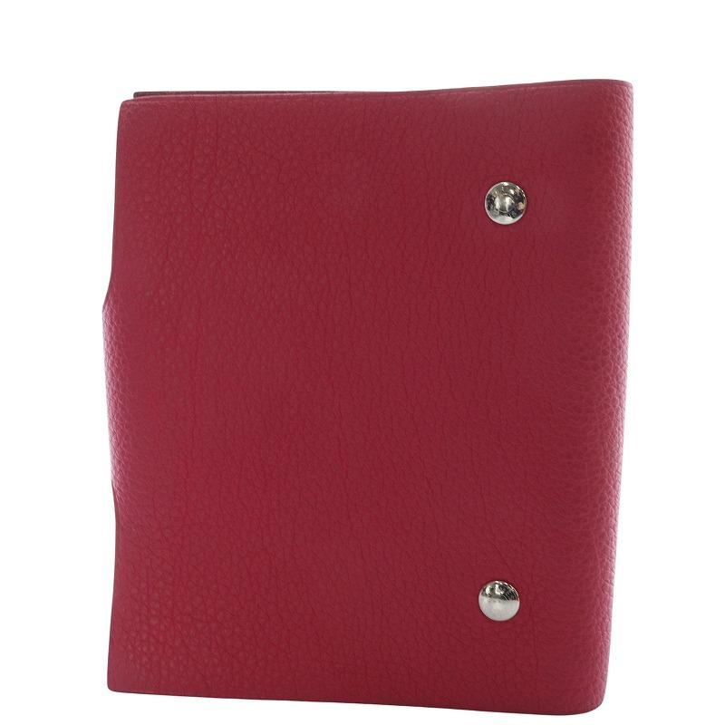 HERMES エルメス ユリス PM ノートカバー レザー ピンク 刻印U /SR21  