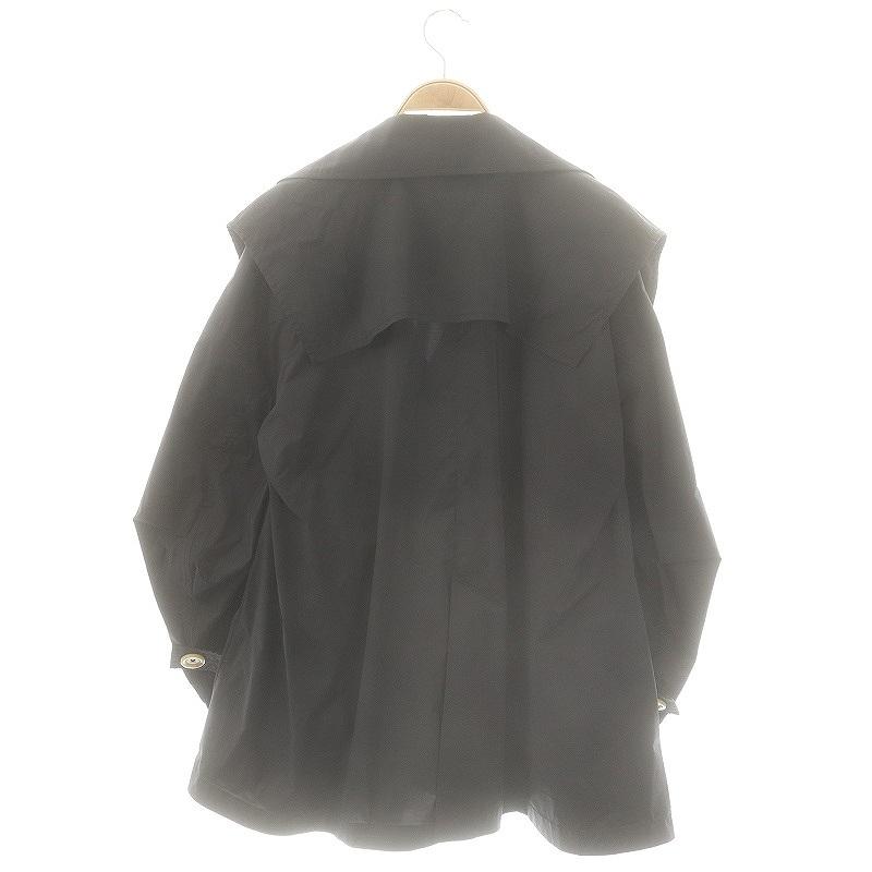 美品 【エンフォルド】LIMONTA ビッグカラージャケット ダブルブレスト エンフォルド ENFOLD LIMONTA BIGカラージャケット ミドル丈コート