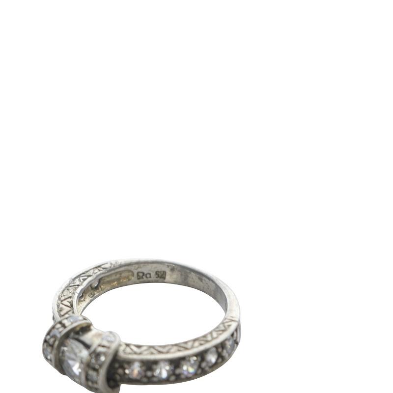 フォリフォリ Folli Follie 指輪 リング Ωa.52 925SV 9号 シルバー