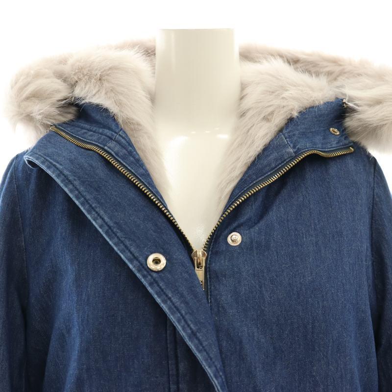 新品・未使用 エミリアウィズ ファーデニムモッズコート(M) EmiriaWiz エミリアウィズ ファー付きデニムモッズコート EmiriaWiz 【公式通販】