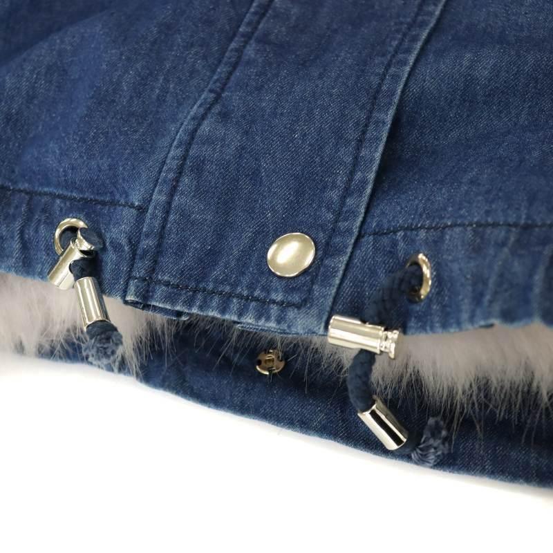 新品・未使用 エミリアウィズ ファーデニムモッズコート(M) EmiriaWiz ♡エミリアウィズ♡ モッズコート M エミリアウィズ EmiriaWiz ファー